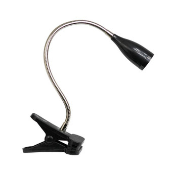 Flexible Gooseneck Led Clip Light Desk Lamp - "LD2005-BLK"