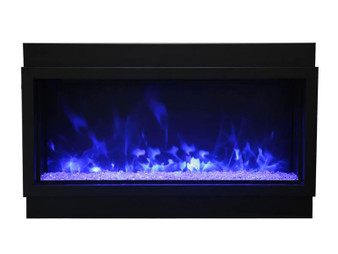 60" Deep Indoor Or Outdoor Electric Built-In Only W/ Black Steel Surround "BI-60-DEEP-XT"