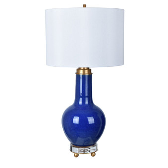 32"H Royal Blue Penta Table Lamp "CVAP2026"
