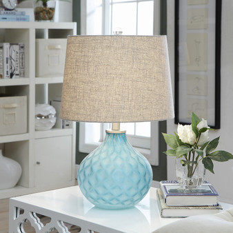 22"Th Glass Table Lamp "ABS1429BUSNG"