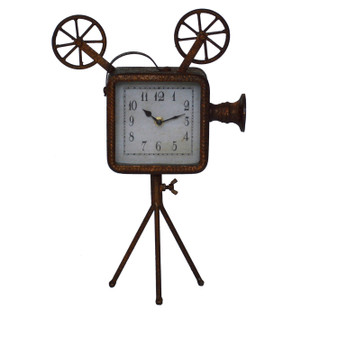 Movie Time Decorative Table Top Clock "CVCKA630"