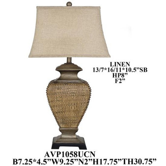 30.75 Poly Table Lamp "AVP1058UCNSNG"