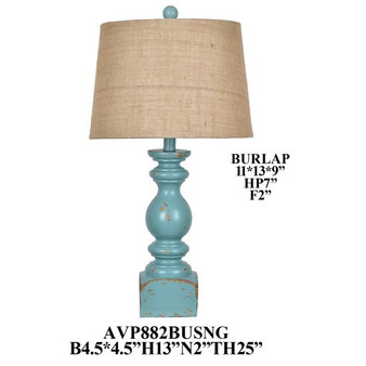 25" Poly Table Lamp "AVP882BUSNG"