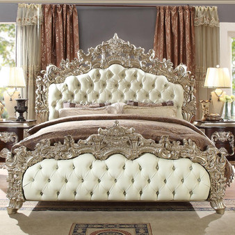 Homey Design HD-8017 EK BED Victorian Eastern King Bed