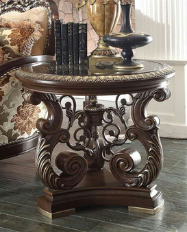 Homey Design HD-E8013 Victorian End Table