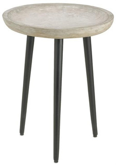 And Company Round Black Campo Table Large "4161"