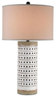 And Company Black Terracotta Terrace Table Lamp "6002"