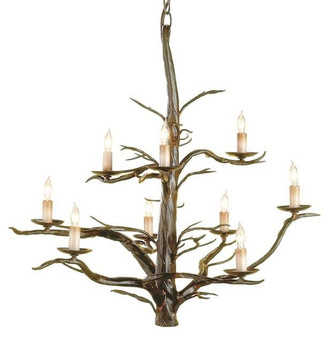 And Company Iron Treetop Branches Chandelier Large "9327"