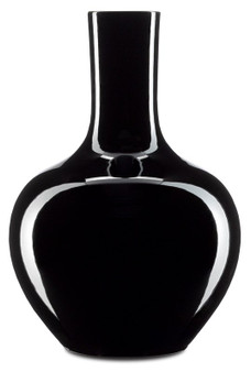 Imperial Black Large Gourd Vase "1200-0225"