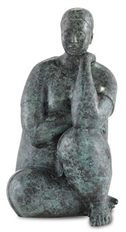 Lady Meditating Bronze "1200-0364"