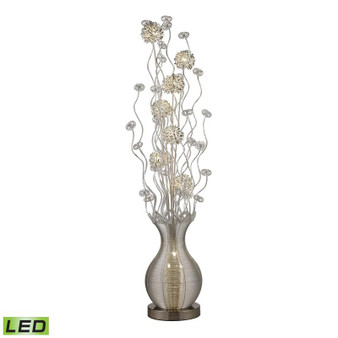 15W Led Floral Display Floor Lamp In Silver "D2716"