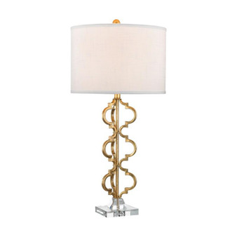 Castile 1 Light Table Lamp In Gold Leaf "D2931"