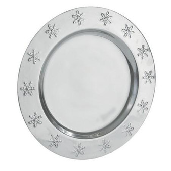 Aluminum Snowflake Charger (Pack Of 12) "1031"
