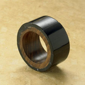 Black Slats Napkin Ring, Pack Of 24 "12353"