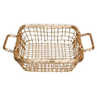 Aluminum Gilded Square Basket, Pack Of 6 "15011"