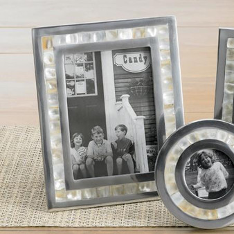 Pearl Inlay Photo Holder (Pack Of 6) "6552"