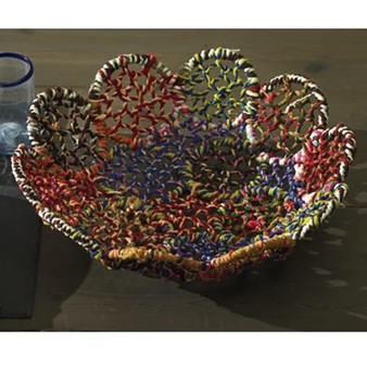 Colored Jute Flower Basket (Pack Of 4) "13729"