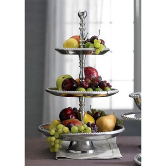 Beaded Basic 3-Tier Stand (Pack Of 3) "13107"