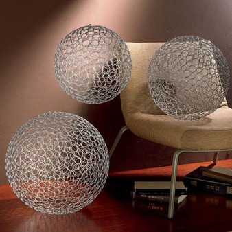 Iron Decorative Ball Large (Set Of 3) - (Pack Of 2) "12296"