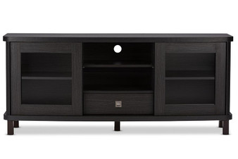 Walda 60" Tv Cabinet With 2 Sliding Doors And 1 Drawer TV838071-Embosse By Baxton Studio