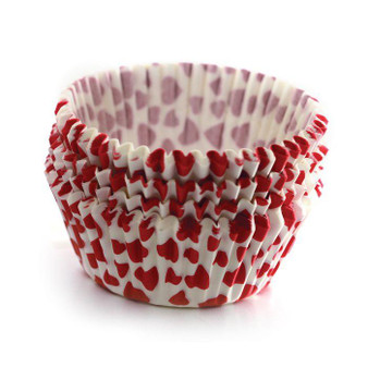 Heart Muffin Cups (75) (Pack Of 114) "3456"