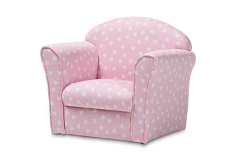 Modern And Contemporary Upholstered Kids Armchair LD-20832-Pink-CC By Baxton Studio