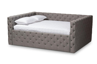 Anabella Modern And Contemporary Daybed CF8987-B-Grey-Daybed-Q By Baxton Studio
