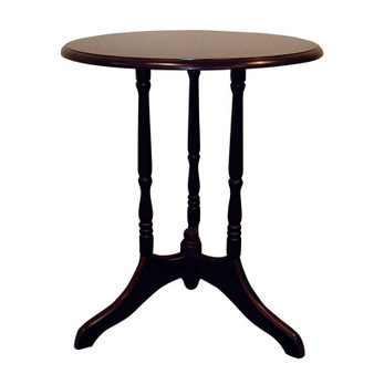 Cherry Round End Table "H-8"