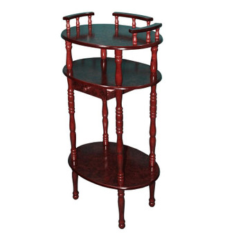 Cherry Phone Table With 3-Tier "JW-106"