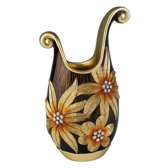 18 Inch Golden Demeter Decorative Vase "K-4250-V2"