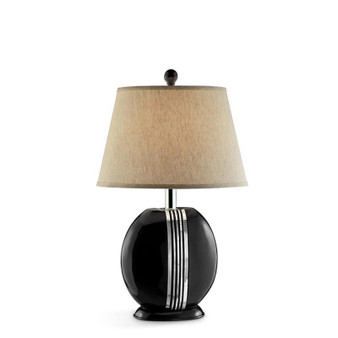 28 Inch Obsidian Table Lamp "K-5504T"