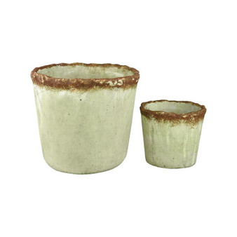 Contempo Set Of 2 Pots "951756"