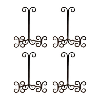 12"H Court Set Of 4 Easels "603204/S4"