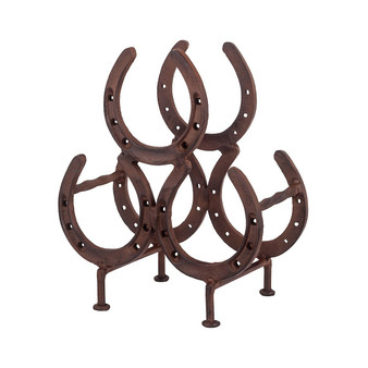 Horseshoe 3 Bottle Wine Rack "619519"