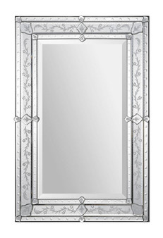 Vincenzo Rectangular Mirror All Glass "MT1301"
