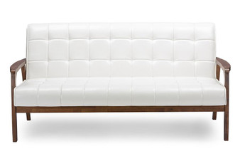 Masterpieces Sofa - White TOGO SF-109-545 By Baxton Studio