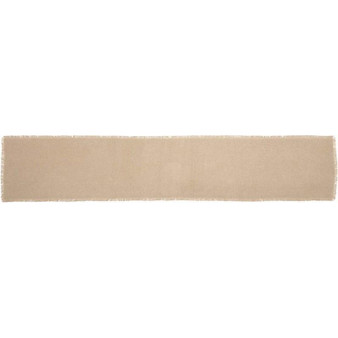 Burlap Vintage Runner Fringed 13X72 "42441"