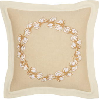 Ashmont Cotton Wreath Pillow 18X18 "65271"