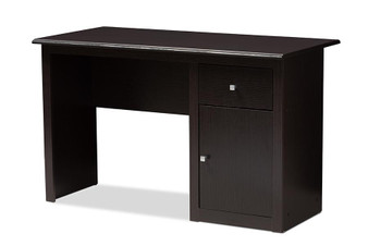 Belora Modern And Contemporary Desk Studio MH6005-Wenge-Desk By Baxton Studio
