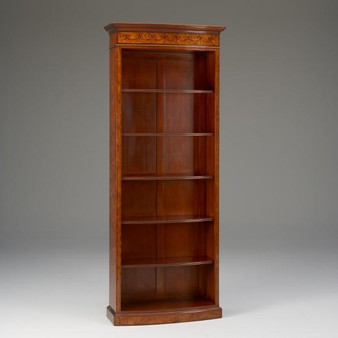 Bow Front Bookcase Tall "33477/220"