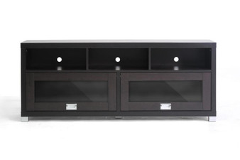 Swindon Tv Stand With Glass Doors FTV-885 By Baxton Studio