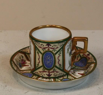 Porcelain Cup And Saucer "5658"
