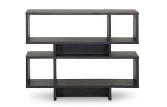 Cassidy 4 - Level Dark Brown Bookshelf FP-4DS-Shelf By Baxton Studio