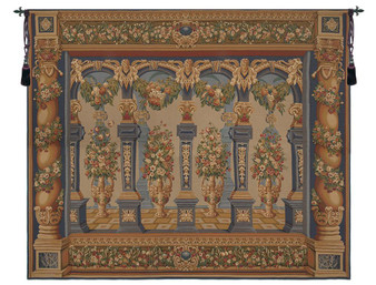 Loggia Columns European Tapestry "WW-11502-15378"