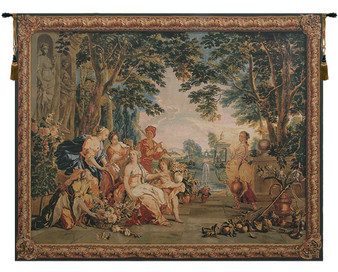 Triumph Of Flora Belgian Tapestry Wall Art "WW-1621-7363"