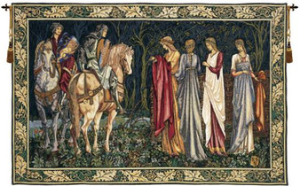 Departure Of The Knights French Tapestry "WW-3609-4969"