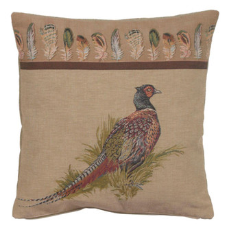 Pheasant French Cushion "WW-8521-11882"