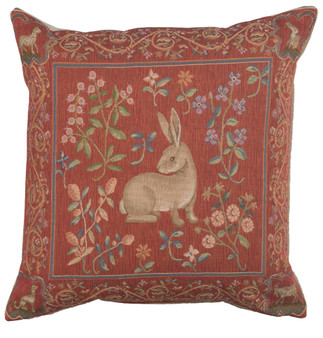 Medieval Rabbit I French Cushion "WW-886-1379"