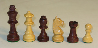 Walnut Stained German Chessmen "30WG"