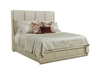 Lenox Siena King Upholstered Bed - Complete 923-316R By American Drew